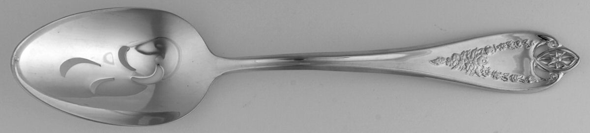 Old Colony (Silverplate, 1911) Pierced Tablespoon (Serving Spoon) by International Silver-1