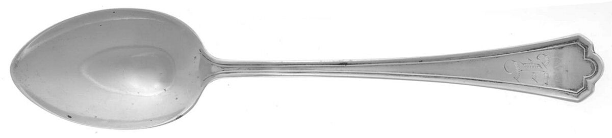 Stamford (Sterling, 1913) Monogram Five O'Clock Teaspoon by International Silver-1