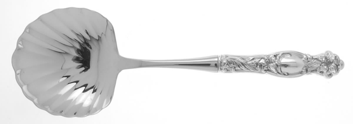 Frontenac (Sterling, Newer) Casserole Spoon with Stainless Shell Bowl by International Silver-1