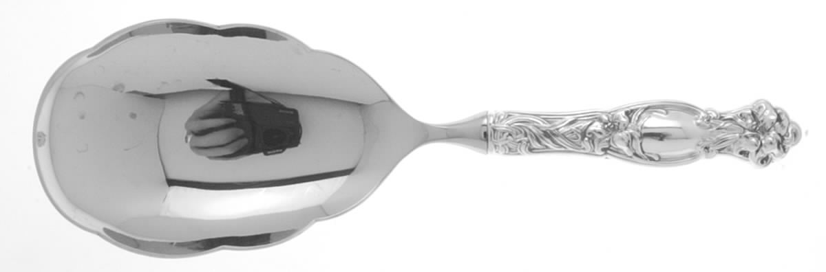 Frontenac (Sterling, Newer) Rice Spoon-Stainless Bowl by International Silver-1