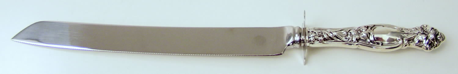Frontenac (Sterling, Newer) Cake Slicer with Stainless Blade by International Silver-1