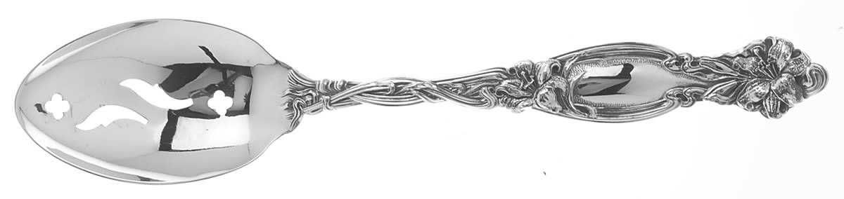 Frontenac (Sterling, Newer) Pierced Tablespoon (Serving Spoon) by International Silver-1