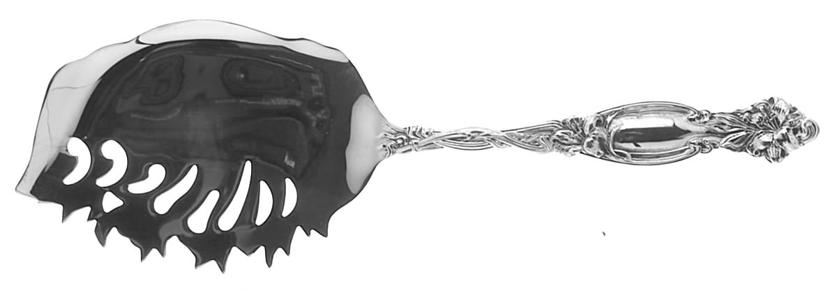 Frontenac (Sterling, Newer) Solid Macaroni Server by International Silver-1