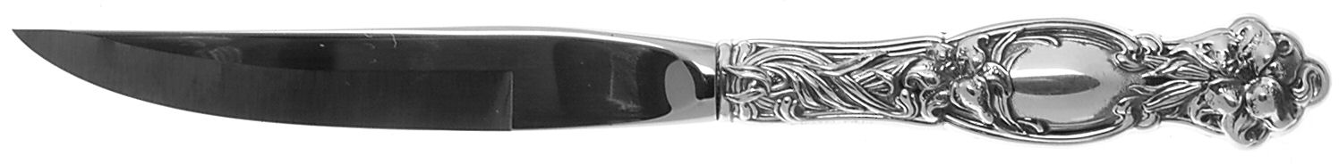 Frontenac (Sterling, Newer) Individual Steak Knife w/Bevel Blade by International Silver-1