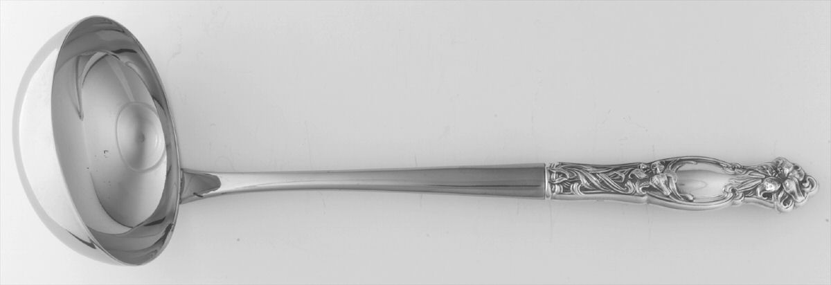 Frontenac (Sterling, Newer) Soup Ladle with Stainless Bowl by International Silver-1