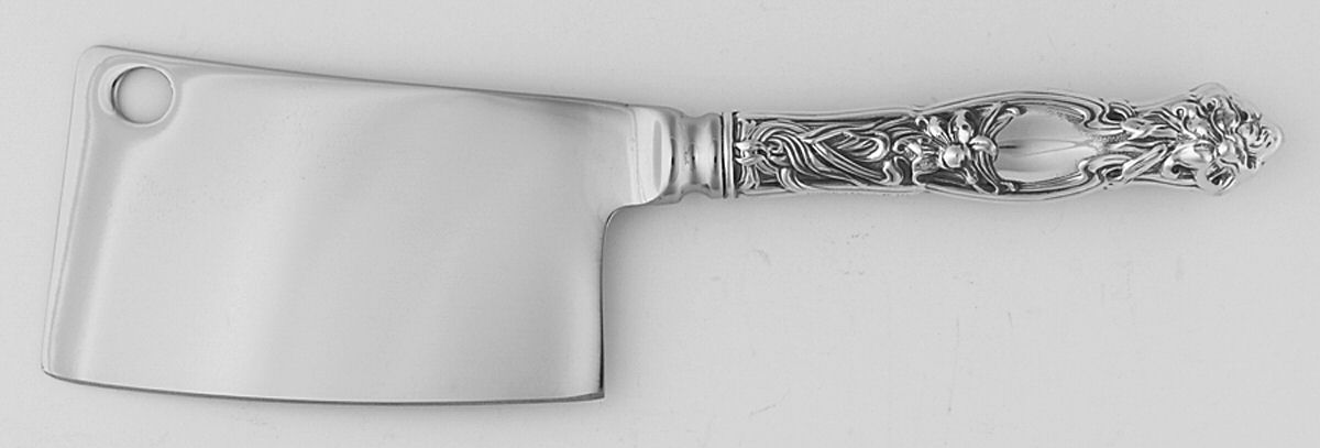Frontenac (Sterling, Newer) Cheese Cleaver with Stainless Blade by International Silver-1