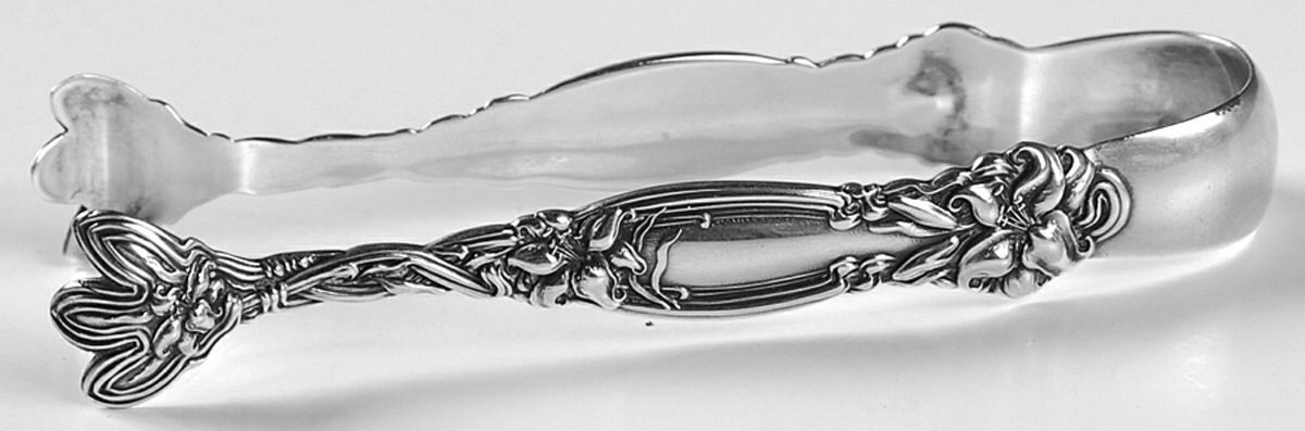 Frontenac (Sterling, Newer) Small Sugar Tongs by International Silver-1