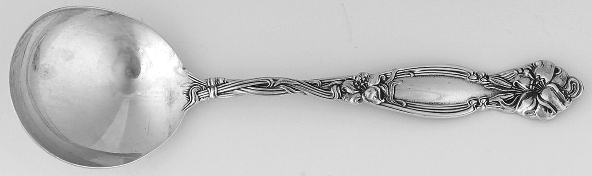 Frontenac (Sterling, Newer) Round Bowl Soup Spoon (Cream Soup) by International Silver-1