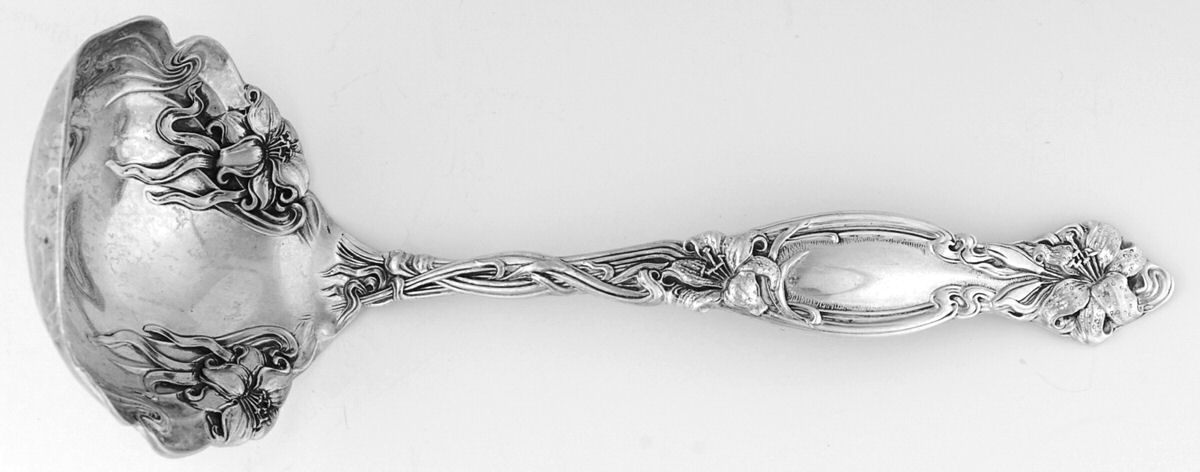 Frontenac (Sterling, Newer) Solid Gravy Ladle by International Silver-1