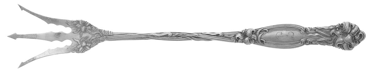 Frontenac (Sterling, Newer) Large Lettuce Serving Fork by International Silver-1