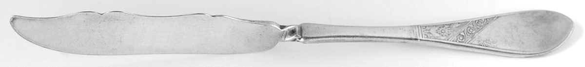 Boston (Silverplate, 1882) Flat Handle Master Butter Knife by International Silver-1