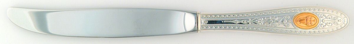 Golden Wedgwood (Sterling) Modern Hollow Knife by International Silver-1