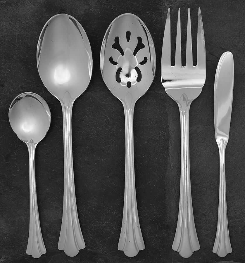 Shellbrook (Silverplate) 5 Piece Hostess Set by International Silver-1