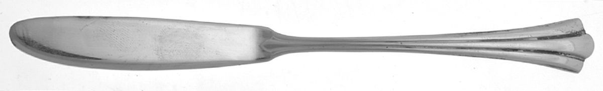 Shellbrook (Silverplate) Flat Handle Master Butter Knife by International Silver-1