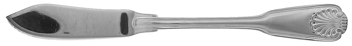 Royal Shell (Silverplate) Flat Handle Master Butter Knife by International Silver-1