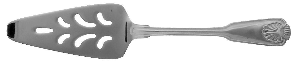 Royal Shell (Silverplate) Solid Pierced Pie Server by International Silver-1
