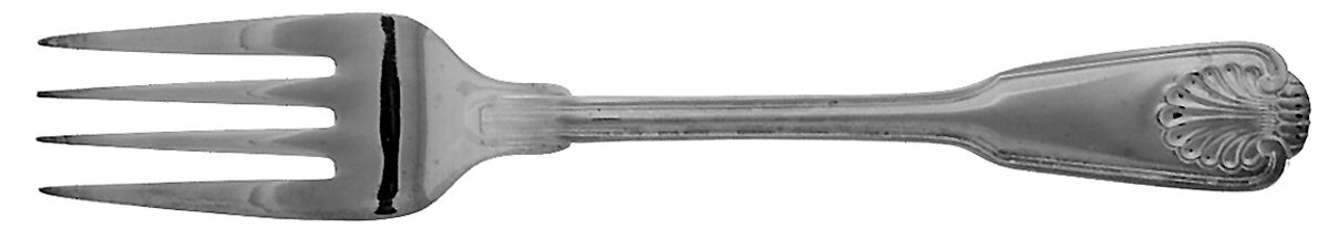 Royal Shell (Silverplate) Individual Salad Fork by International Silver-1