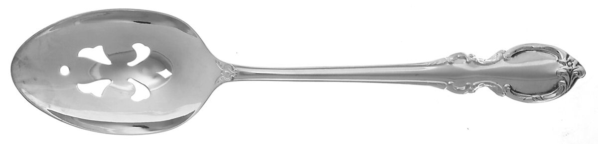 Reflection (Silverplate) Pierced Tablespoon (Serving Spoon) by International Silver-1