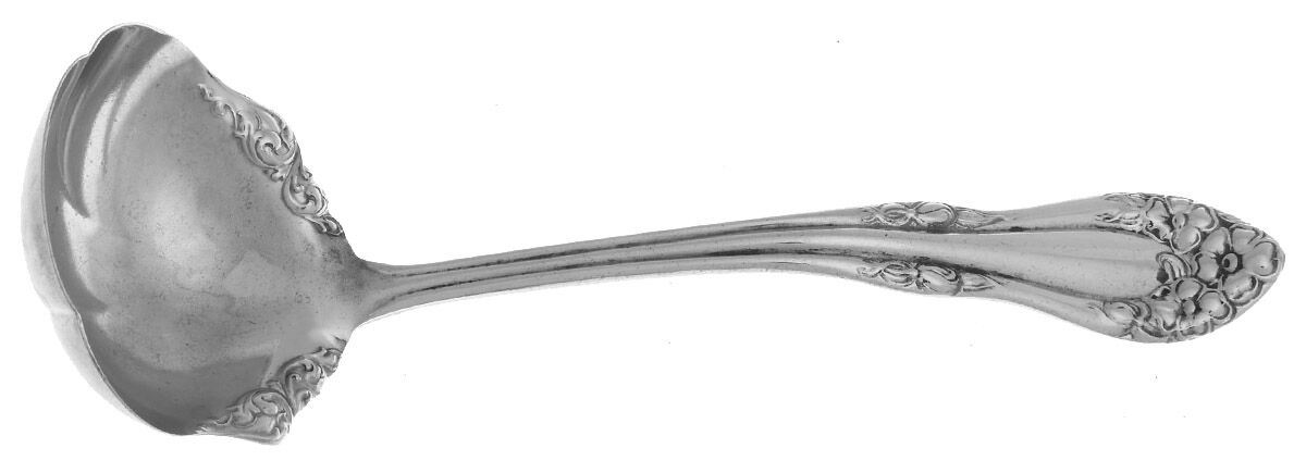 INS267 (Silverplate) Solid Gravy Ladle by International Silver-1