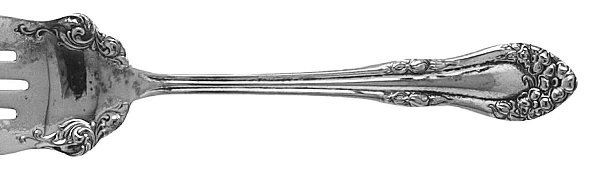 INS267 (Silverplate) Medium Solid Cold Meat Serving Fork by International Silver-1