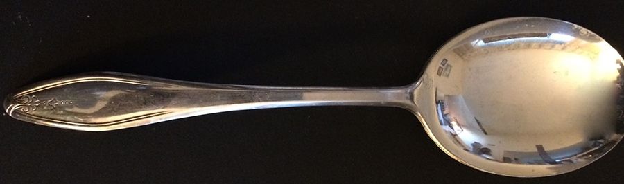 INS271 (Silverplate) Round Bowl Soup Spoon (Gumbo) by International Silver-1