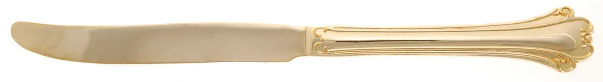 Golden American Chippendale New French Solid Knife by International Silver-1