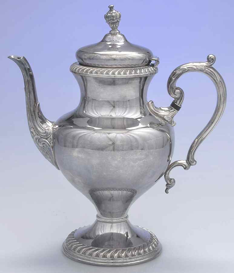 Ashley (Silverplate, Hollowware) Silverplate Coffee Pot by International Silver-1