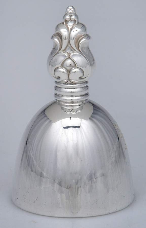 Royal Danish (Sterling, Hollowware) Sterling Tea Bell by International Silver-1