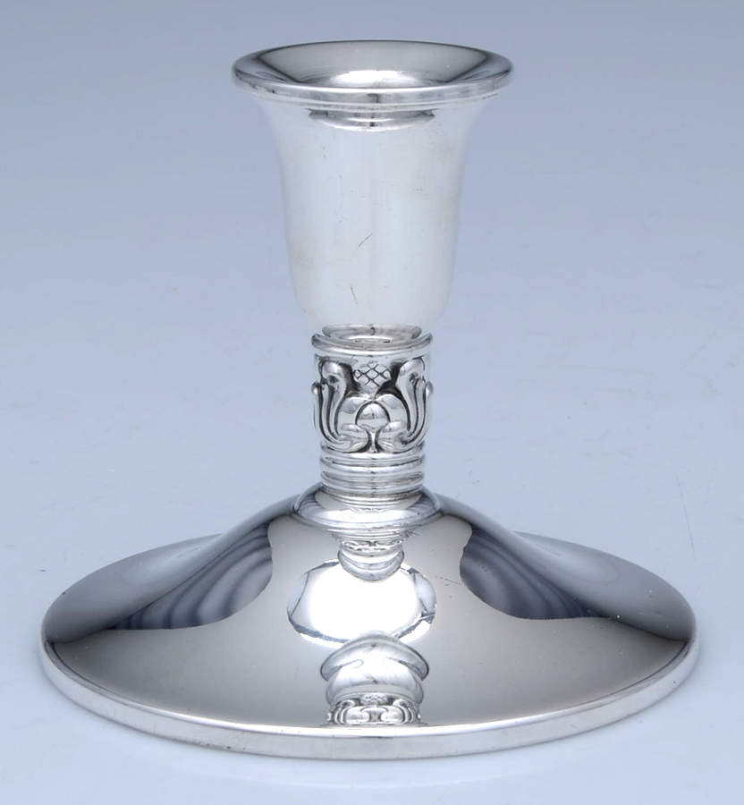 Royal Danish (Sterling, Hollowware) Weighted Console Candleholder by International Silver-1