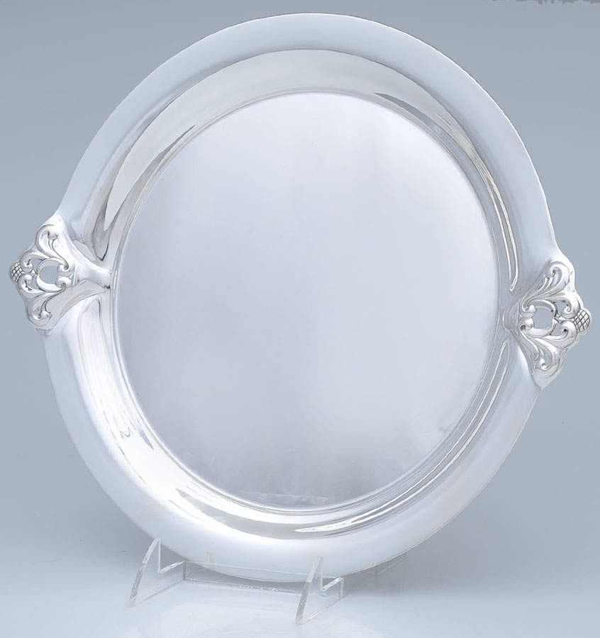 Royal Danish (Sterling, Hollowware) Sterling Demitasse Tray by International Silver-1