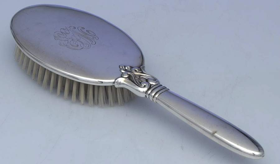 Royal Danish (Sterling, Hollowware) Hair Brush by International Silver-1