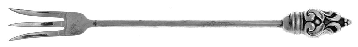 Royal Danish (Sterling, Hollowware) Olive Fork by International Silver-1