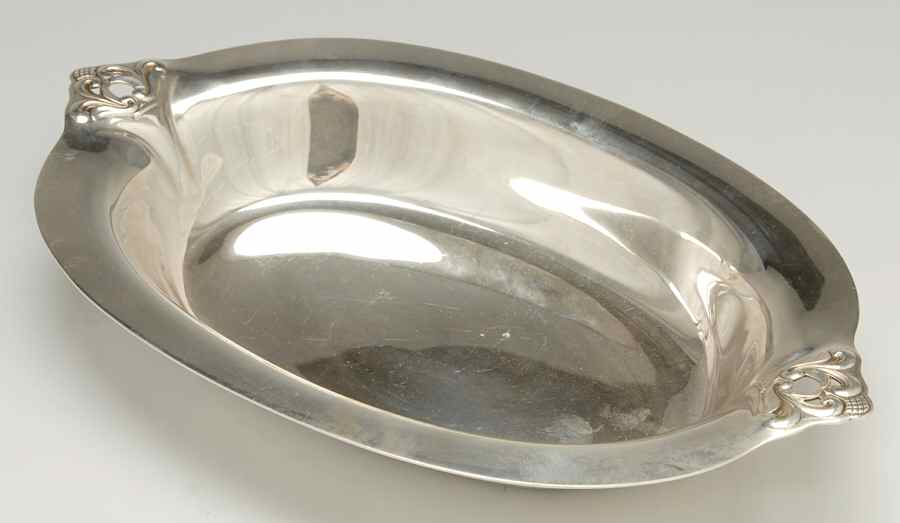 Royal Danish (Sterling, Hollowware) Sterling Oval Vegetable Bowl by International Silver-1