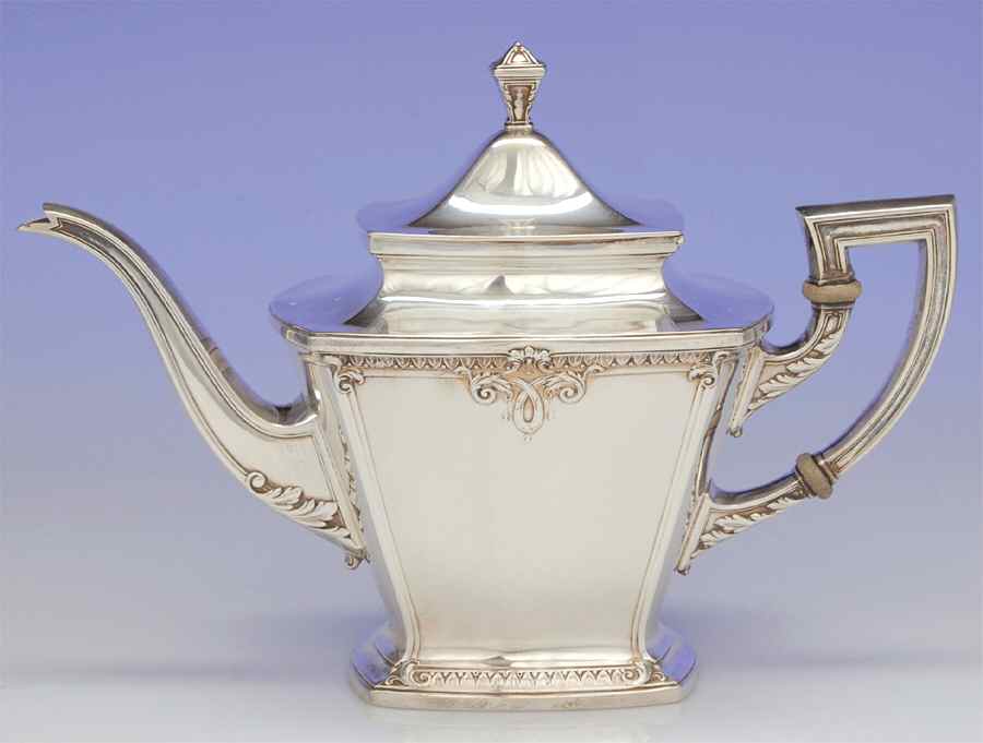 Trianon (Sterling, Hollowware) Teapot by International Silver-1