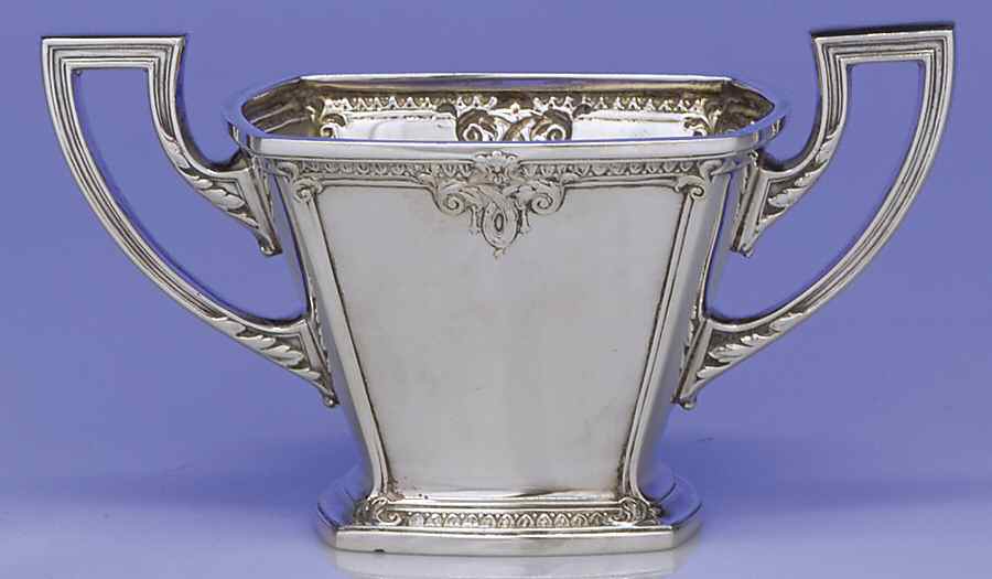 Trianon (Sterling, Hollowware) Mini Open Sugar Bowl by International Silver-1
