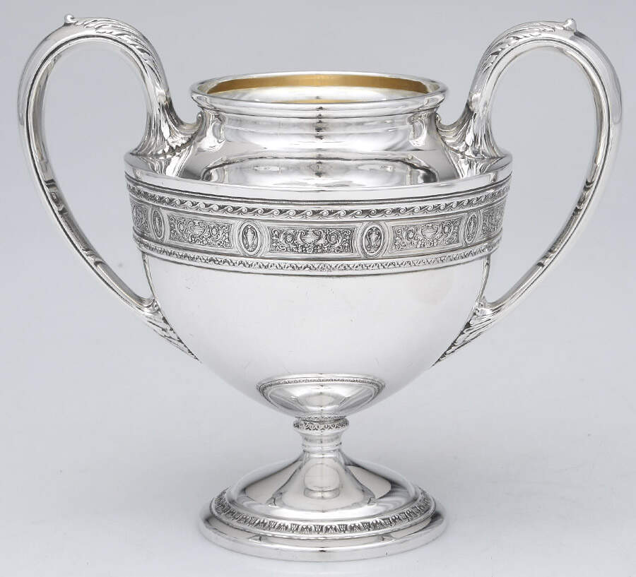 Wedgwood (Sterling, Hollowware, Geometric Base) Sugar Bowl No Lid by International Silver-1