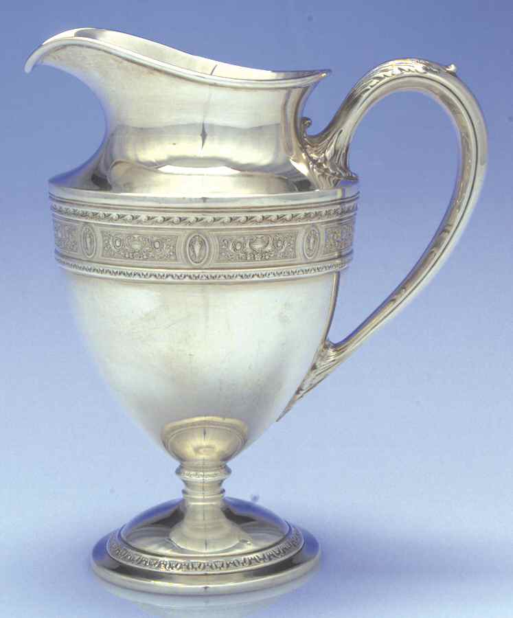 Wedgwood (Sterling, Hollowware, Geometric Base) Creamer by International Silver-1