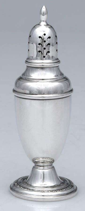Courtship (Sterling, 1936, Hollowware) Weighted Pepper Shaker by International Silver-1