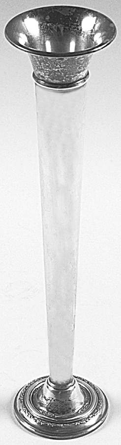 Courtship (Sterling, 1936, Hollowware) 8" Weighted Bud Vase by International Silver-1