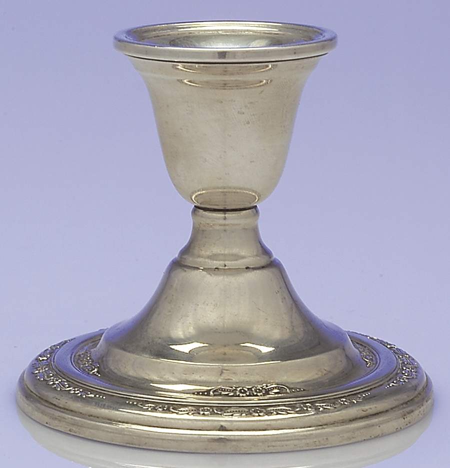 Courtship (Sterling, 1936, Hollowware) Weighted Candleholder by International Silver-1