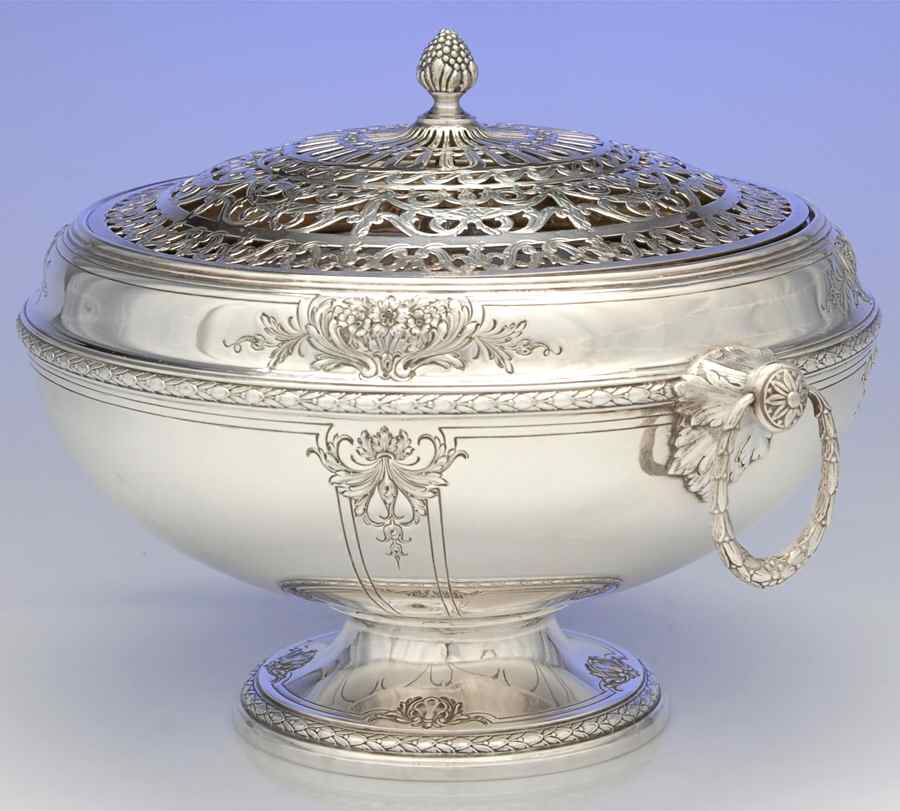 Wild Rose-New (Sterling, 1948, New, Hollowware) Centerpiece with Frog by International Silver-1