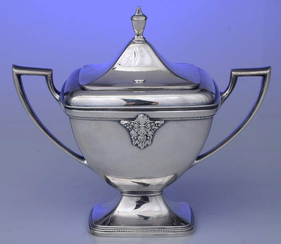 Adoration (Silverplate, Hollowware) Sugar Bowl & Lid by International Silver-1