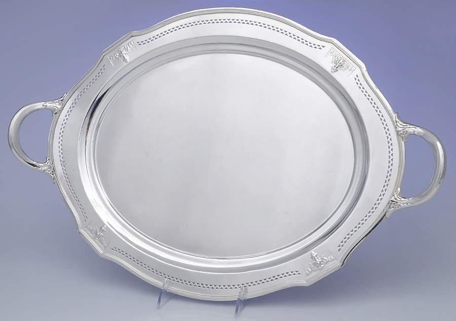 Ambassador (Silverplate, Hollowware) 18" Waiter Tray by International Silver-1