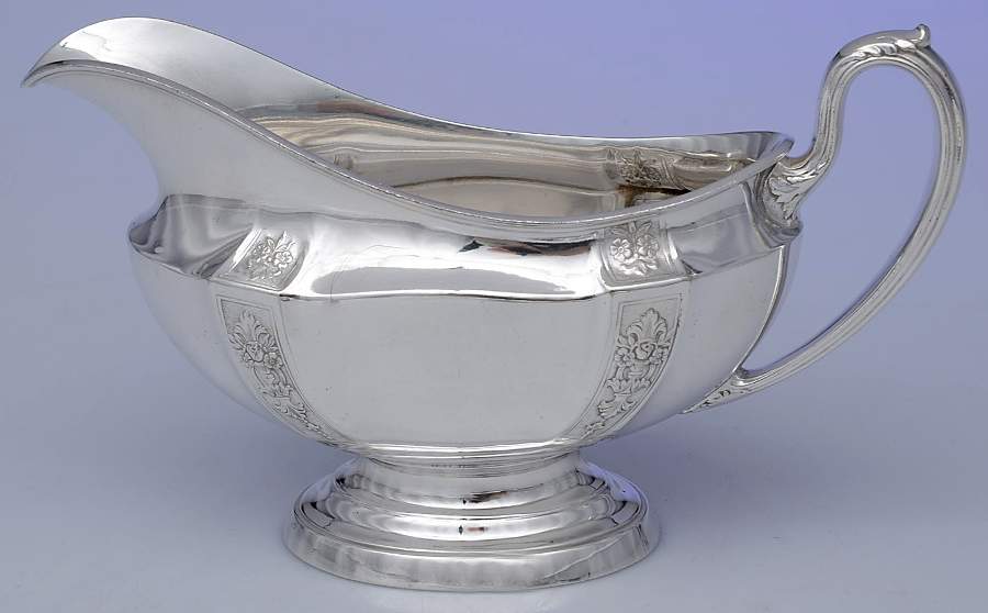 Ambassador (Silverplate, Hollowware) Plated Gravy Boat No Underplate by International Silver-1