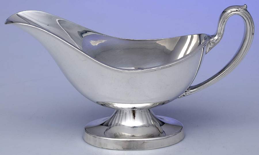 Ambassador (Silverplate, Hollowware) Gravy Boat No Underplate by International Silver-1