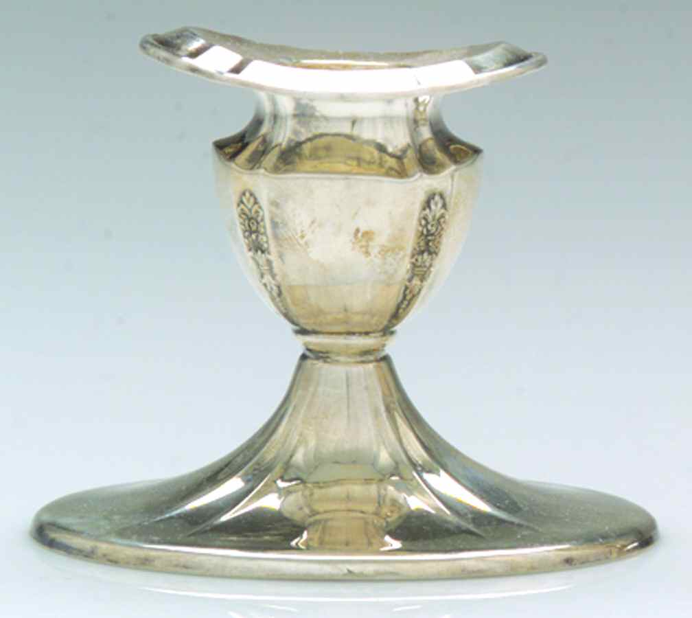 Ambassador (Silverplate, Hollowware) Plated Console Candleholder by International Silver-1