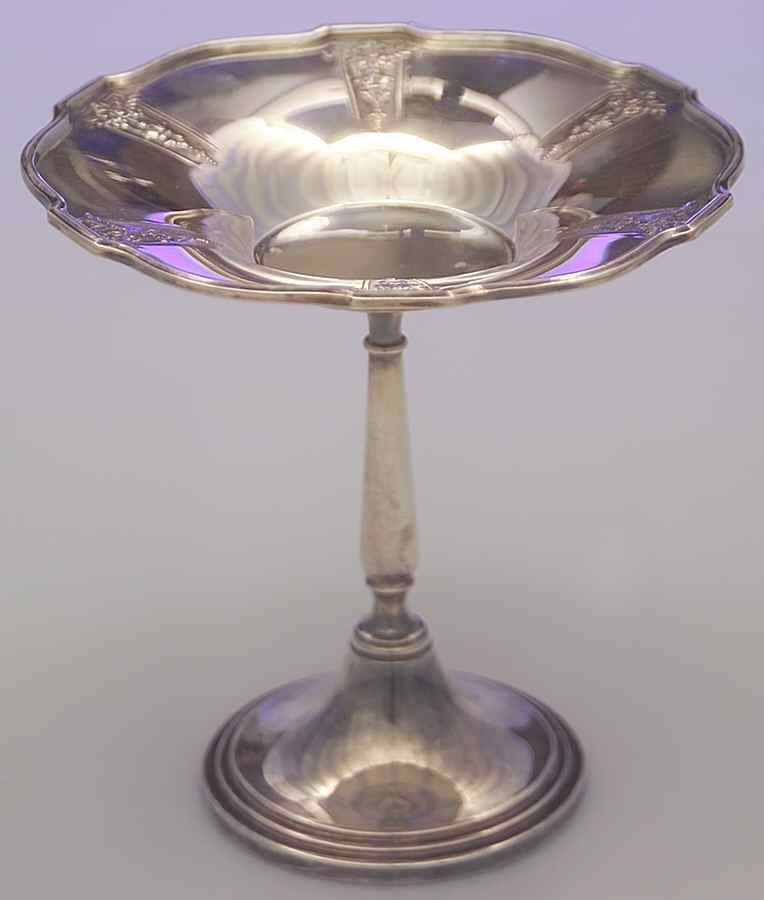 Ambassador (Silverplate, Hollowware) Medium Silverplate Compote by International Silver-1