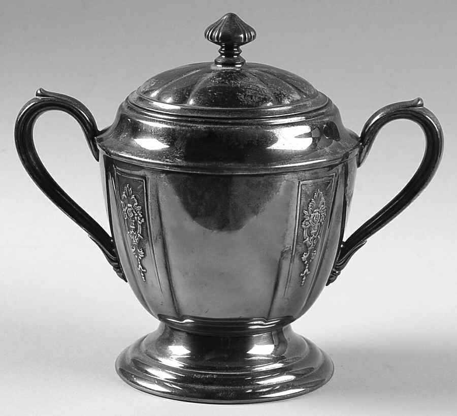 Ambassador (Silverplate, Hollowware) Sugar Bowl & Lid by International Silver-1