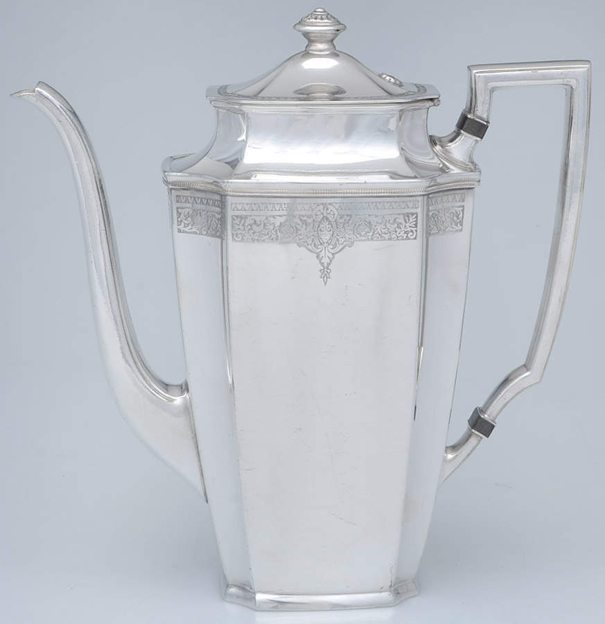 Ancestral (Silverplate, Hollowware) Mini Coffee Pot by International Silver-1