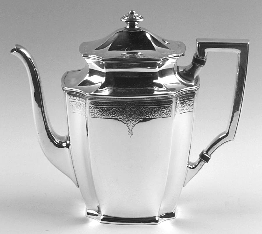 Ancestral (Silverplate, Hollowware) Silverplate Coffee Pot by International Silver-1